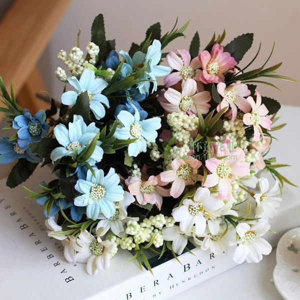 

daisy gerbera beam imitation flowers home decoration wedding boquet holder road lead flower wall artificial flower mw46966
