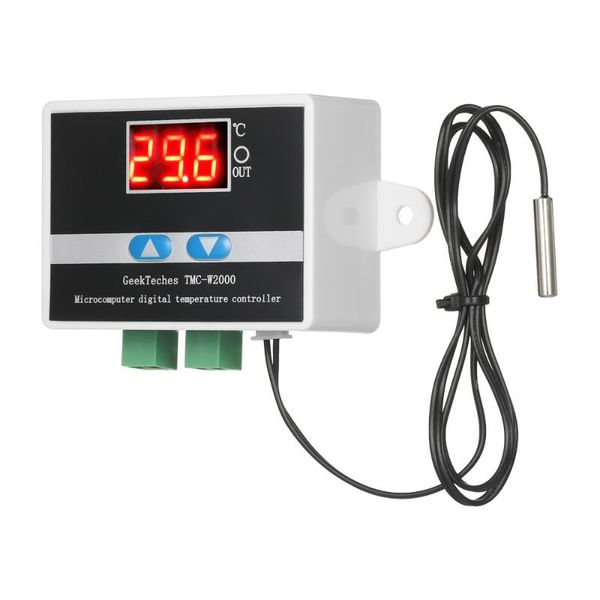 

smart home control tmc-w2000 thermostat waterproof intelligent led display temperature socket is suitable for greenhouse