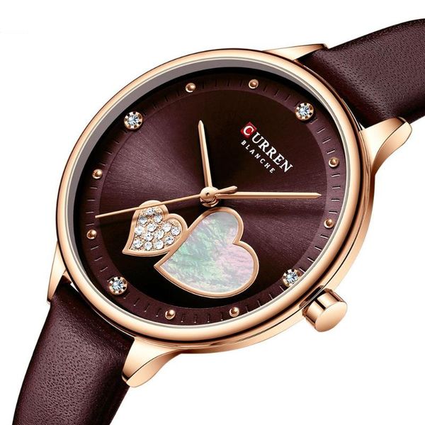 

wristwatches 2021 student sports watch concept creative women's waterproof quartz fashion casual belt, Slivery;brown