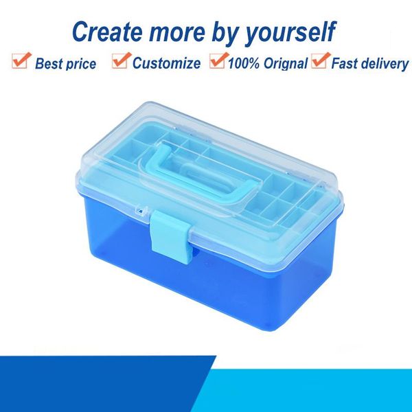 

tool organizers 5 colors practical plastic electronic hardware repair tools painting fishing jewelry toolbox storage case