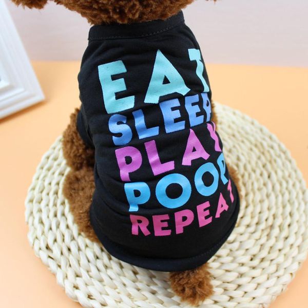 

dog apparel spring and summer pet clothes teddy bear vip small medium thin clothing