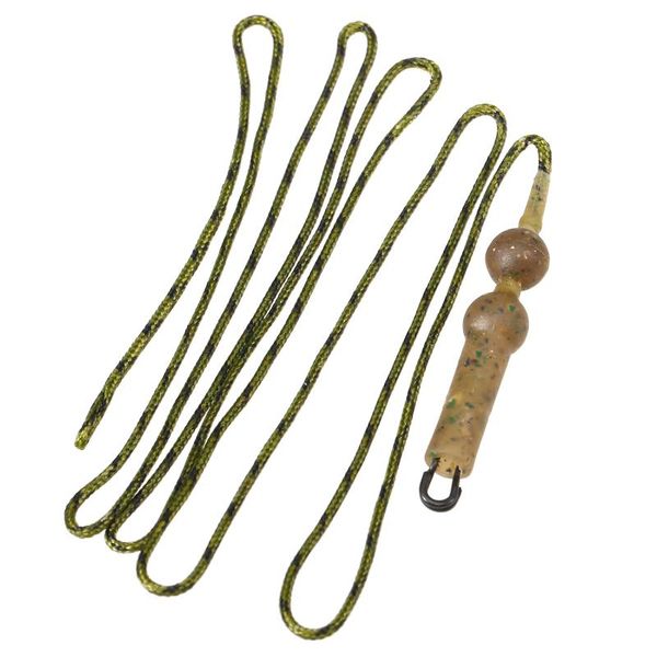 

fishing hair rig terminal tackle line leadcore fishing line camouflage braided wrapped loop swivel quick link carp