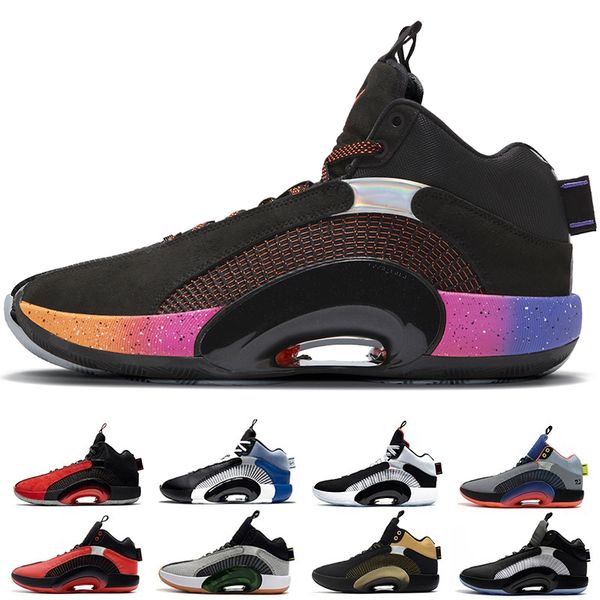 

handsome bred dna jumpman 35 basketball shoes fragment sisterhood bayou boys center of gravity 35s guo ailun luka white metallic men trainer