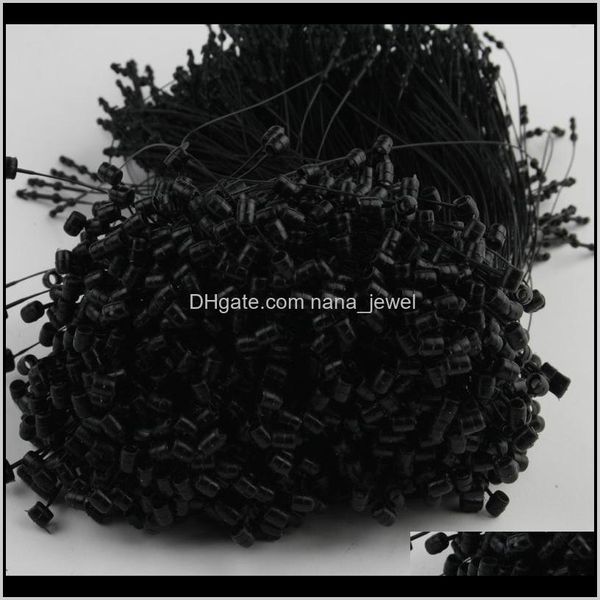 

3'' 4'' 5'' 6'' 7'' 9'' black snap lock pin security loop plastic tag fastener t
