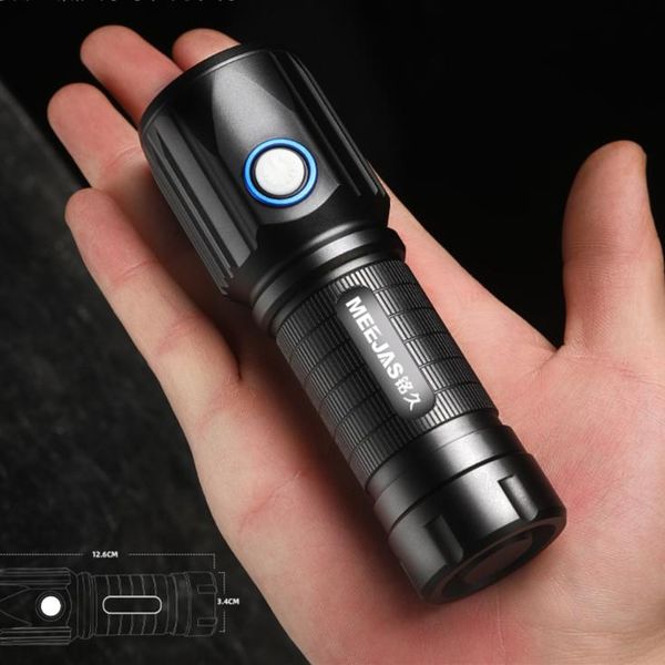 

flashlights torches strong light bright rechargeable long range small lamp outdoor mini household portable linternas lightings eb50sd