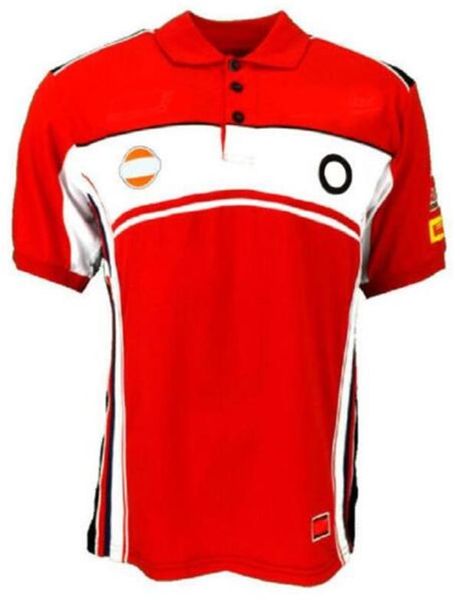 

f1 formula one team lapel t-shirt, new racing polo shirt, same style customization