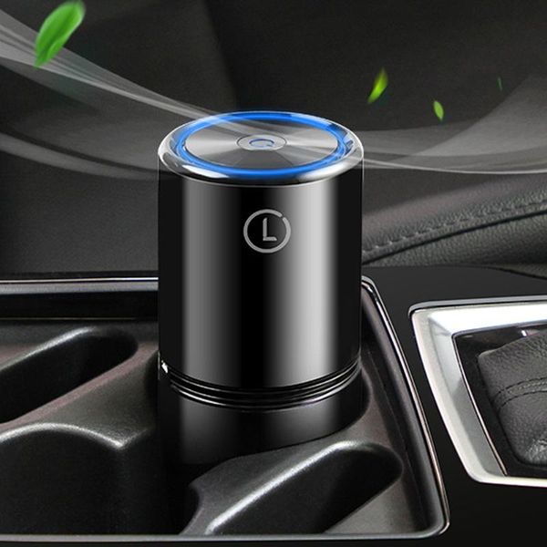 

car air freshener cup shape humidifier fresh anion purifier portable miniature cleaner for home office a3