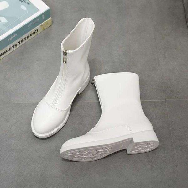 

new autumn mid-winter calf women's warm teddy heels high-quality plutonium leather boots knee bootsots 2021 nbe2, Black