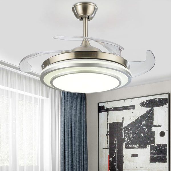 

modern invisible ceiling fan lights simple fashion living room ultra-thin fan-style ceiling lamp l dining room bedroom
