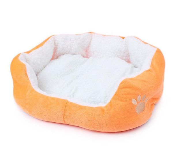 

6 colors soft polar fleece dog cat bed winter warm nest pet house dog kennel indoor sleeping house puppy bed