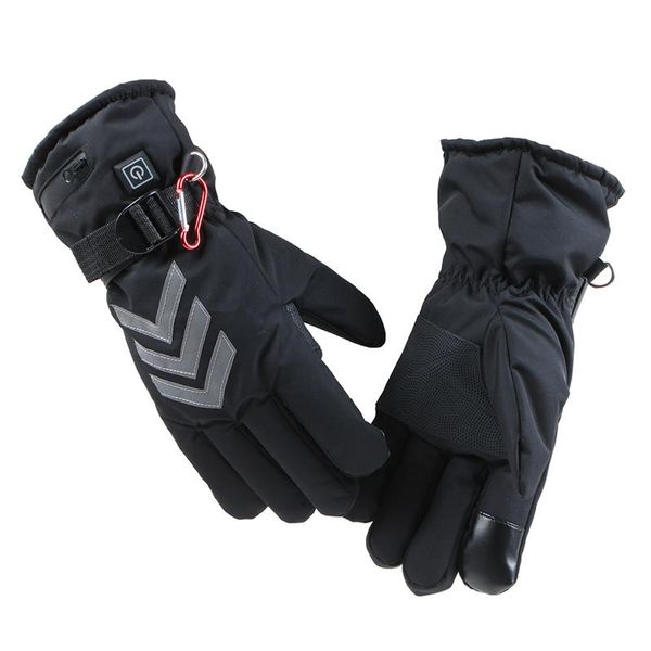 

ski gloves electric car charging heating 7.4v 2800 mah warm motorcycle in winter for men and women
