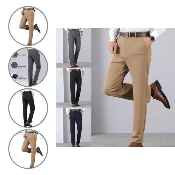 

men's suits & blazers pencial pants terrific classic male trousers all match autumn suit pockets for dating, White;black