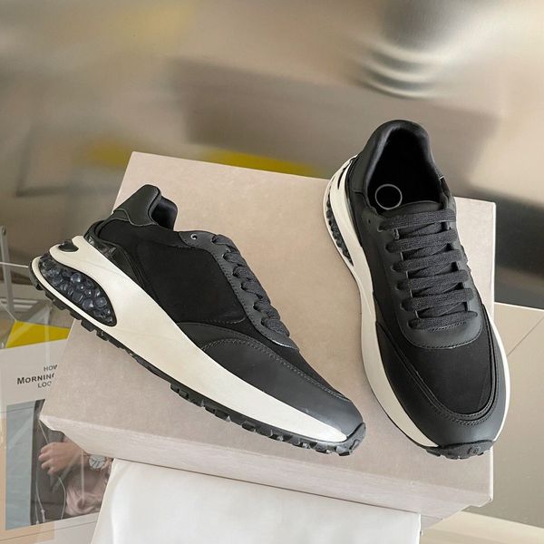 

Non-slip TPU outsole women's casual shoes Luxury Design Cowhide + high-quality cotton stitching upper comfortable sneakers 5cm thick bottom, White