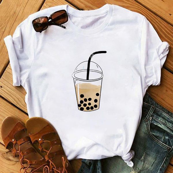 

new fashion graphic woman tee summer casual graphic t-shirt large size female t-shirt white cute cartoon tee shirts