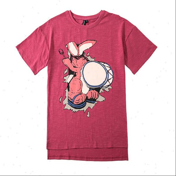 

2021 summer short sleeve o neck t shirt loose pullover tunic solid color casual streetwear drop shipping, White