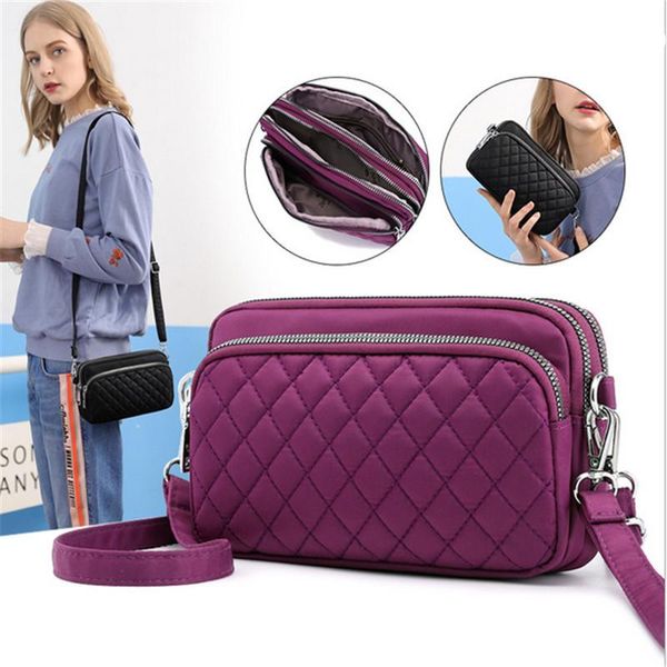 

cross body casual nylon waterproof women bag fashion wild outdoor mens shoulder vertical crossbody ladies purse over the