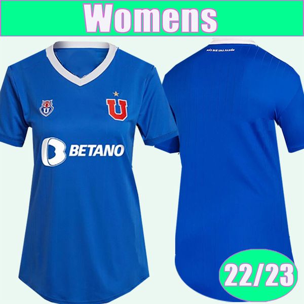 

22 23 universidad de chile womens soccer jerseys fernandes vargas palacios moya fernandez home football shirt short sleeve uniforms, Black;yellow