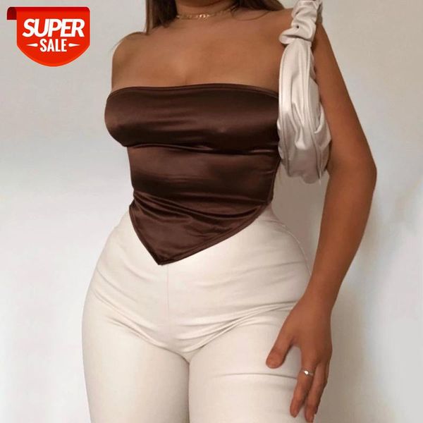 

hirigin strapless scarf crop for women fashion sleeveless backless club party wrap mini tube cropped solid #gz4f, White