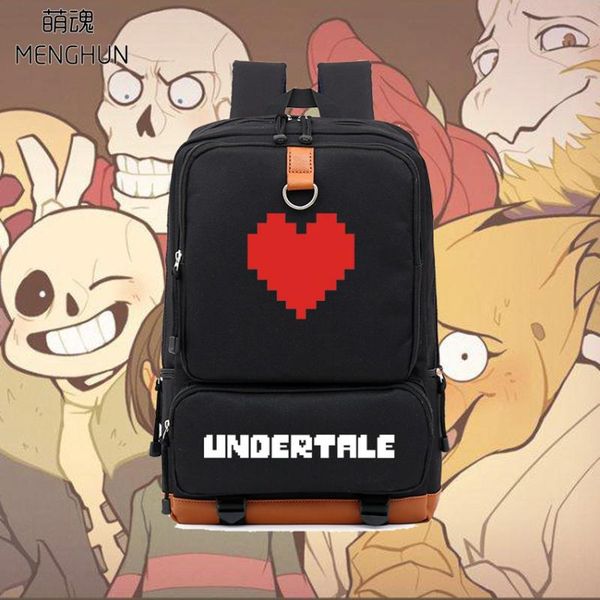 

backpack undertale big school bag student high capacity durable bags