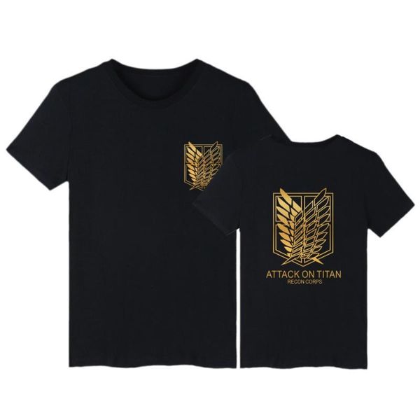 

t on short men's titan hip size brand shirt large sleeve hop attack tees clothing hbaip, Black