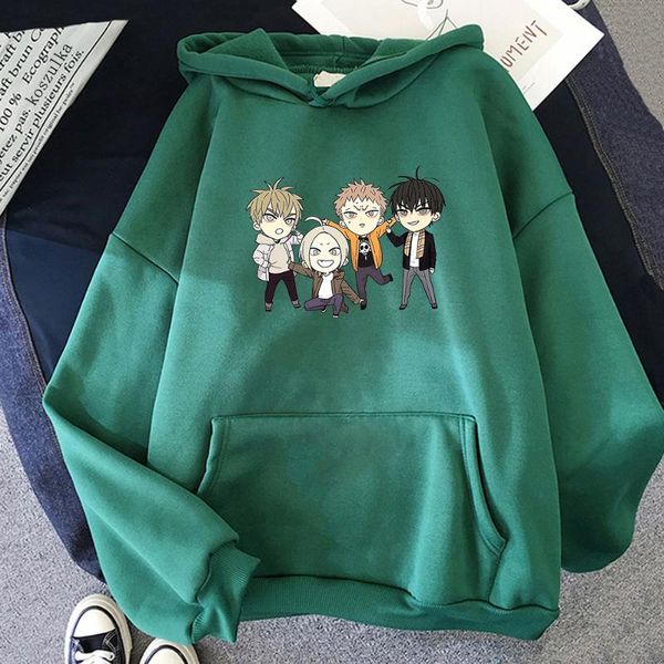 

men's hoodies & sweatshirts anime 19 days fashion men manga he tian and mo guan shan cartoon zhanyi pullover sweatshirt streetwear su, Black