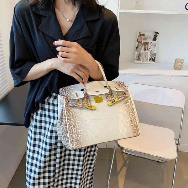 

advanced alligator women's summer 2021 new fashion high capacity kelly portable messenger bag