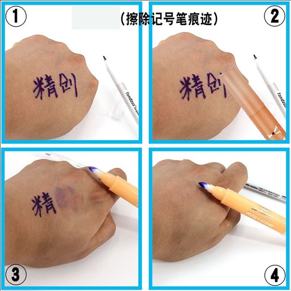 

double eyelid marker pen line carving skin positioning pen tape ruler surgery marker pen magic eraser