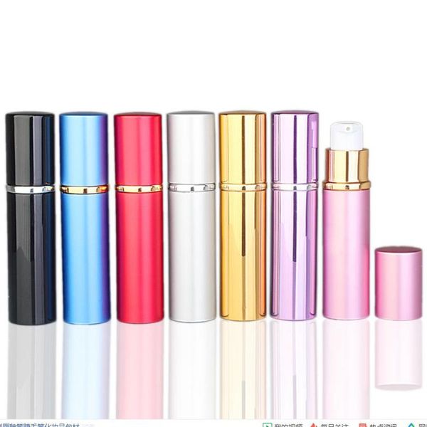 

storage bottles & jars 100pcs 10ml mini aluminum pump lotion cream refillable empty cosmetic containers