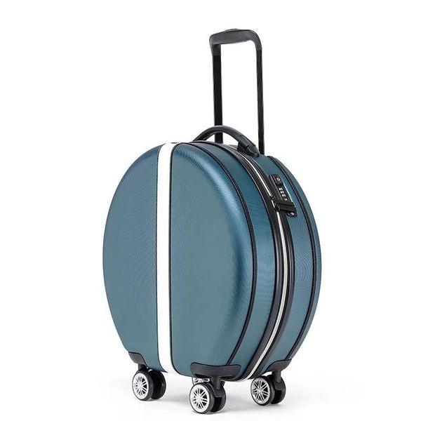 

suitcases vnelstyle women travel suitcase 18" inch spinner carry on men round luggage cabin girls trolley bag with wheels