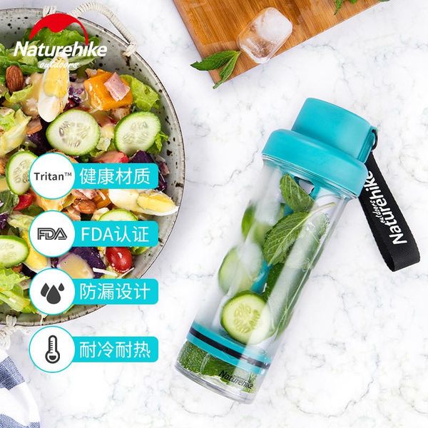 

water bottle naturehike 400ml infuser plastic fruit infusion kids drink outdoor sports juice lemon portable kettle