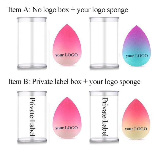

sponges, applicators & cotton 44pcs custom logo makeup sponge gradient color foundation powder cosmetic puff make up tool pri