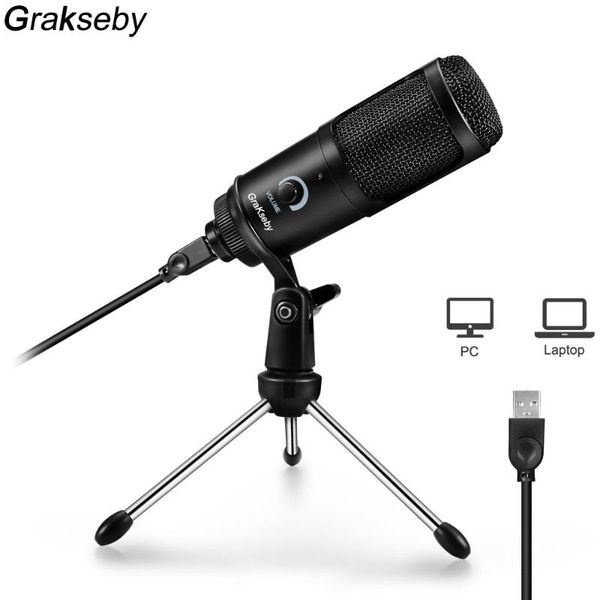 

microphones usb microphone pc professional condenser gaming with tripod stand karaoke mikrofon for singing computer mic youtube