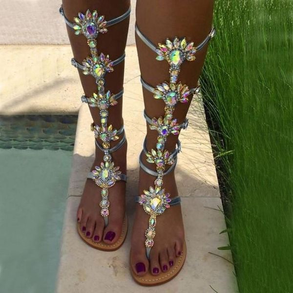 

sandals woman boots will shoes toe rhinestone, Black