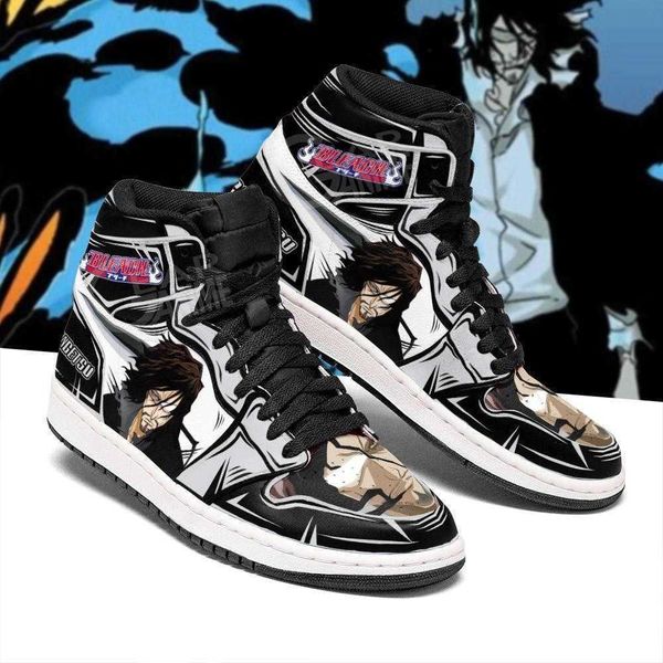 

bleach anime bleach sneakers zangetsu anime fan gift idea mn05