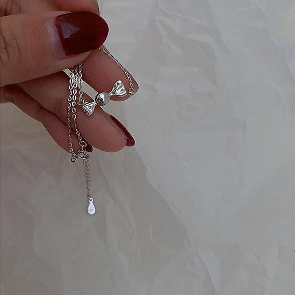 

charm bracelets elegant bow bracelet fashion copper link chain bangle jewelry gift for women yp8372, Golden;silver