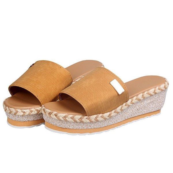 

slippers womens high heels sandal thick bottom casual shoes ladies leisure summer wedges sandals woman women platform mules slipper, Black