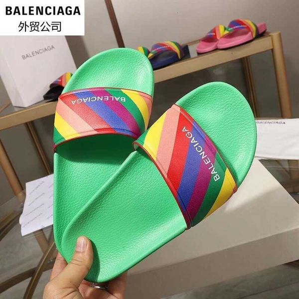 

slides men sandals designer sneakers luxury slippers women and loafers men sandals 35-46 fh5a, Black