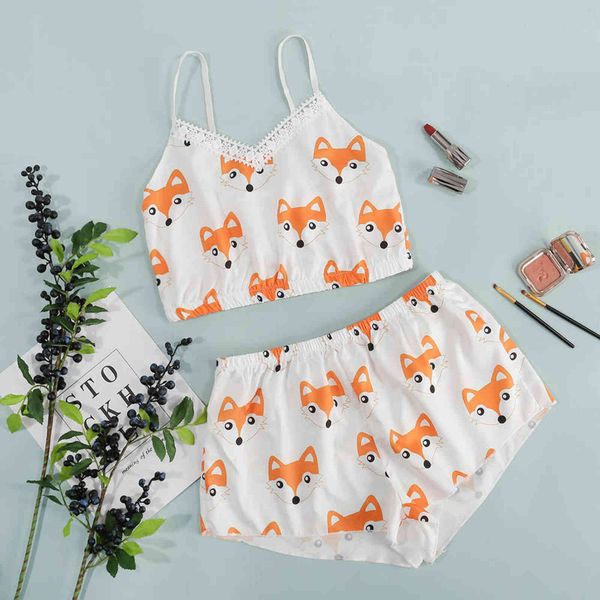 

lingerie 2021 product fun cartoon lace women' pajamas set 11906, Red;black