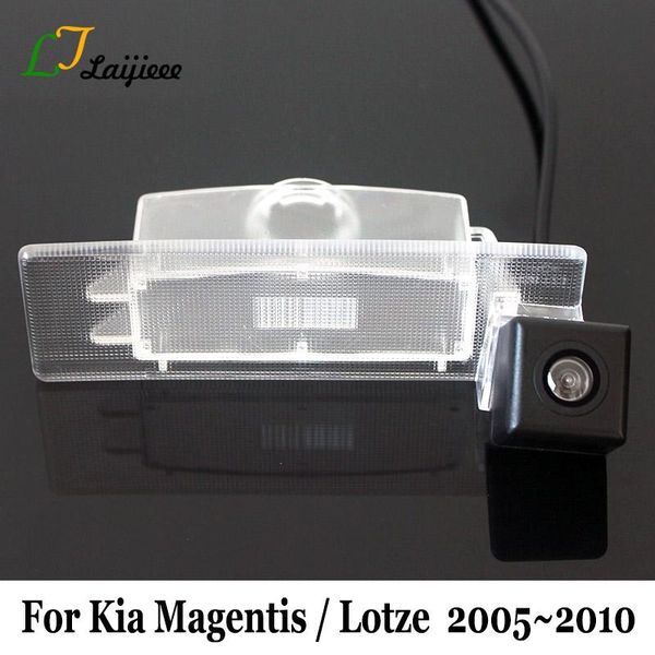 

car rear view cameras& parking sensors camera for kia magentis lotze 2005~2010 / hd wide lens angle ccd night vision with power relay backup