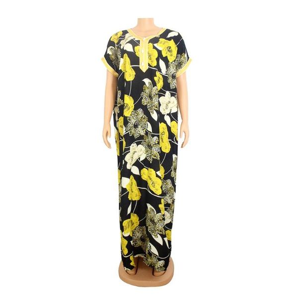 

ethnic clothing elegant fashion femme loose maxi africa dress african dresses for women dashiki floral clothes, Red