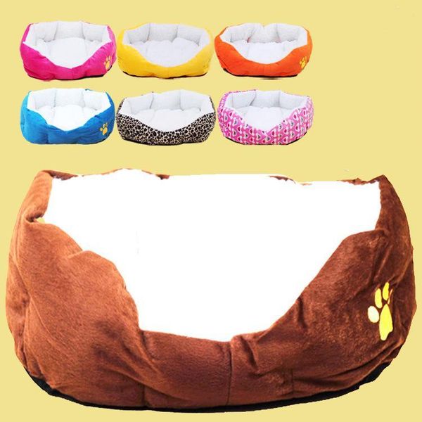 

cat beds & furniture drop arrival soft fleece small pet dog kennel puppy bed house mat