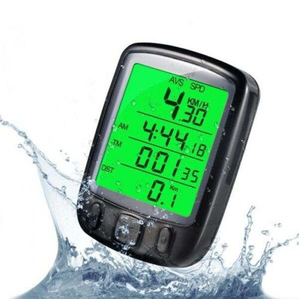 

bike computers lcd digital cycling speedometer computer bicycle backlight screen display odometer waterproof
