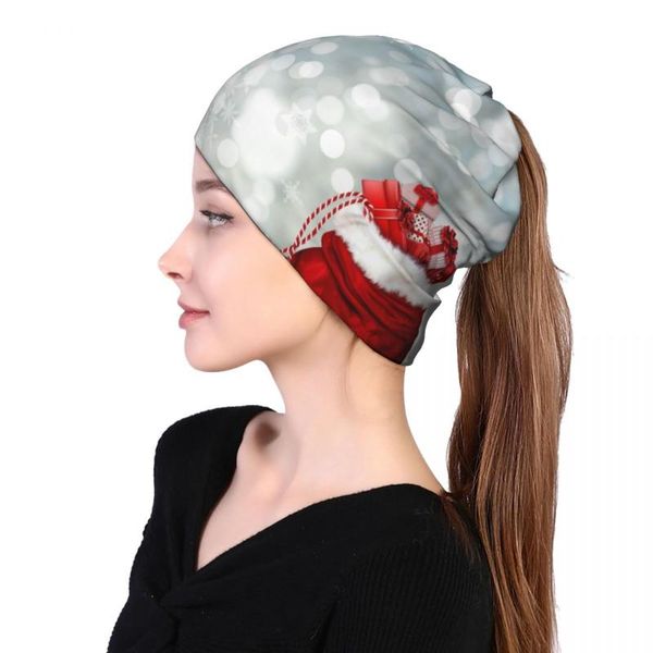 

beanies christmas gifts gift bag red surprise packed mens & womens multifunction beanie hat