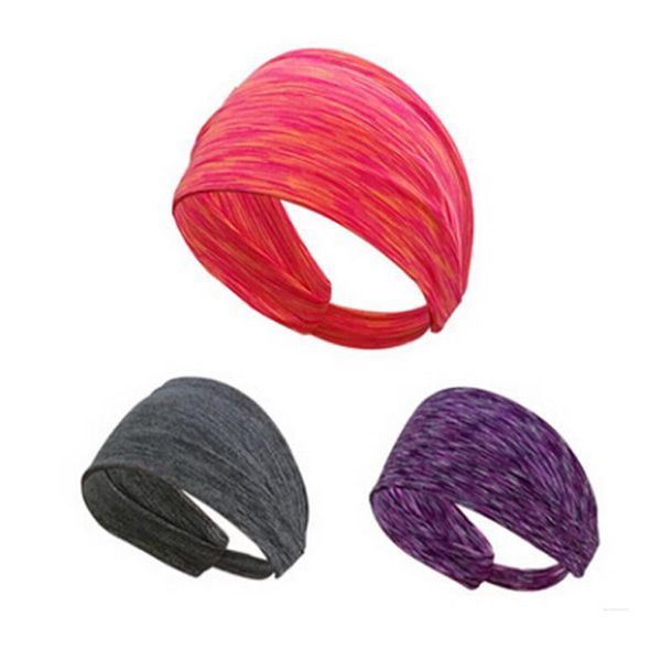 

sweatband non slip sweatbands headband grip tennis for yoga basketball running sport athletic sports sweat head hair, Yellow;black