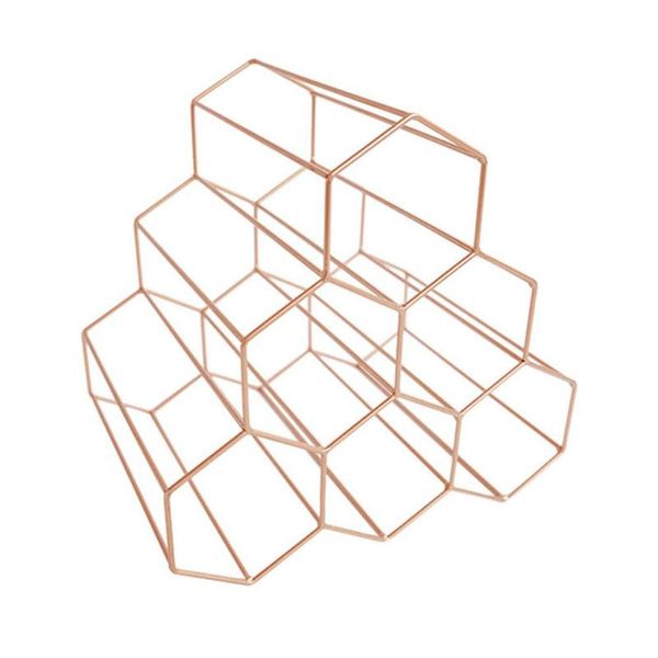 

ice buckets and coolers nordic creative geometric wine rack metal simple household grape restaurant living room bar cabinet displa