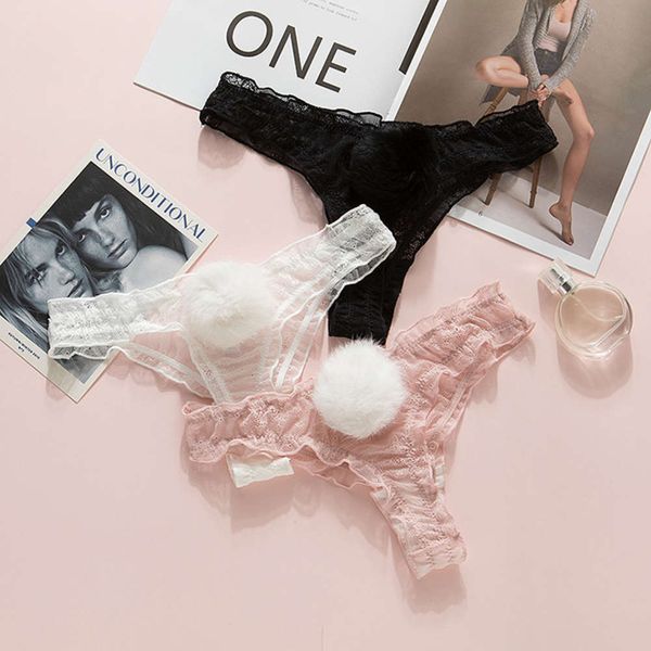 

new lace, transparent comfortable cotton, soft friendly, low waist and funny t-shirt for girls, Black;white