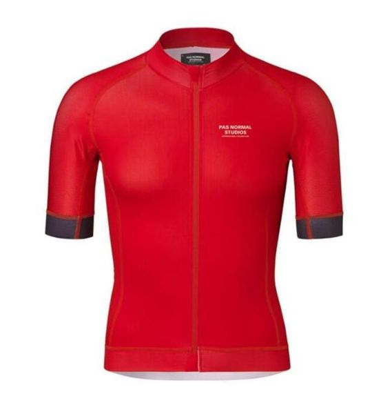 

pro team pns summer cycling jersey for men short sleeve quick dry bicycle mtb bike clothing wear silicone non-slip, Black;red