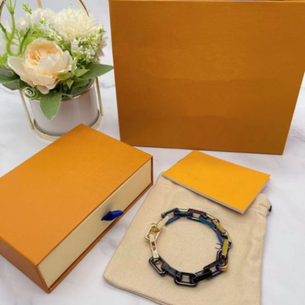 

jewelry fashion design splicing letter laser bracelet 361 titanium personality chain men and women bracelet holiday gifts, Black