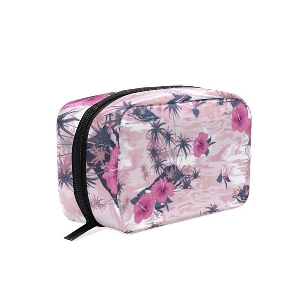 

cosmetic bags & cases fengju makeup bag portable toiletries fashionable square storage for girls lady woman monotone vintage