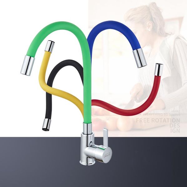 

vidric chrome brass black kitchen sink faucet flexible rubber cold water mixer tap rotation kitchen tap torneira cozinha